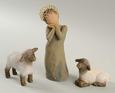 Demdaco Willow Tree Nativity Little Shepherdess - Boxed 10281677
