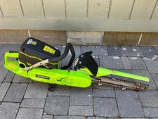 MiniTrencher GeoRipper Trencher 2-Stroke Engine 16-In. Extra Chain Works Great