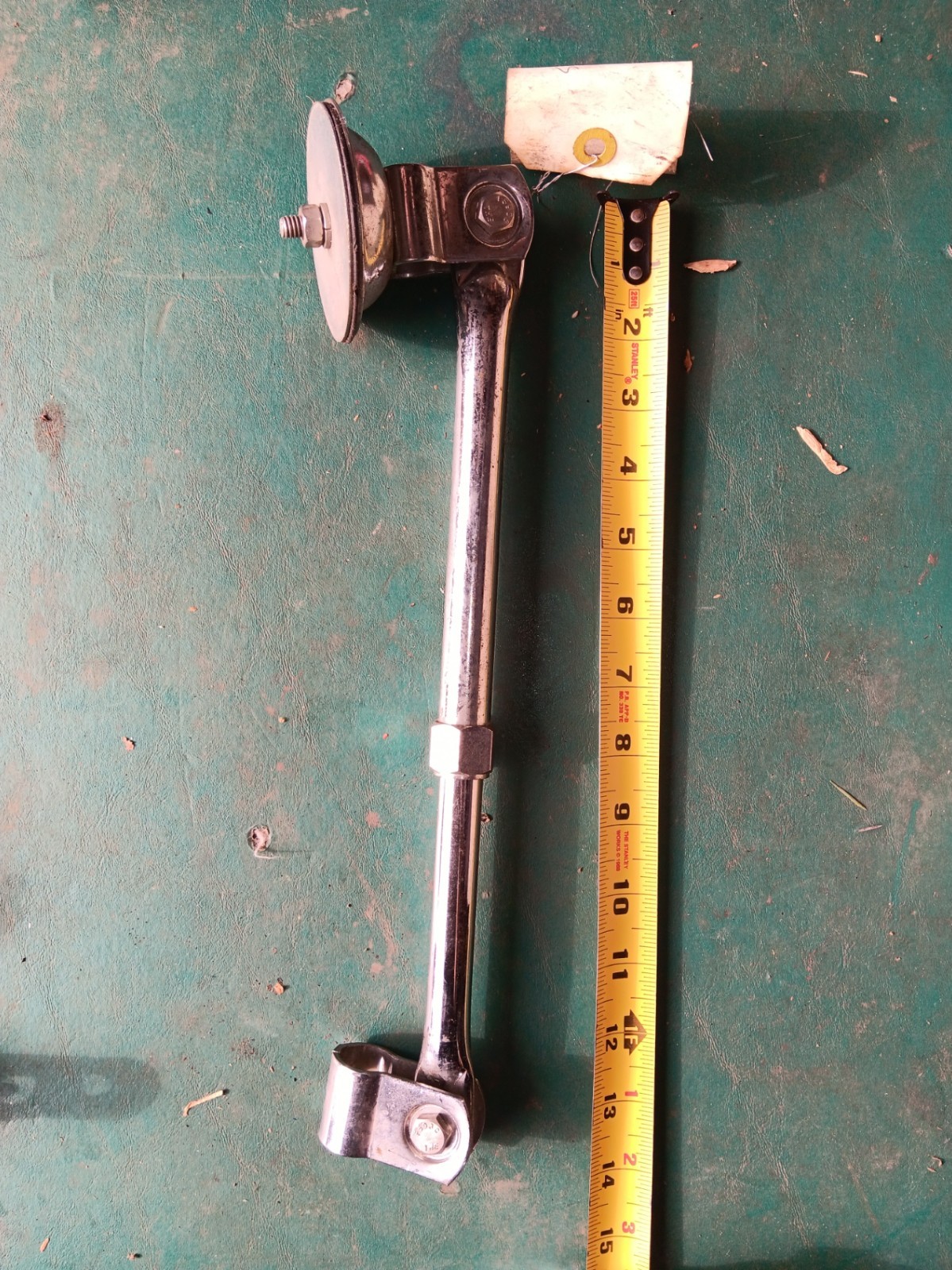 New Sure Plus 865 Chrome Heavy Duty Adjustable Rod Fender Mounting Assembly