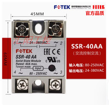 1PC NEW FOTEK Solid state relay SSR-40AA #AA