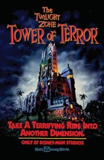 Disney Tower of Terror Opening Day 11x14 Matte Print Poster Wall Art