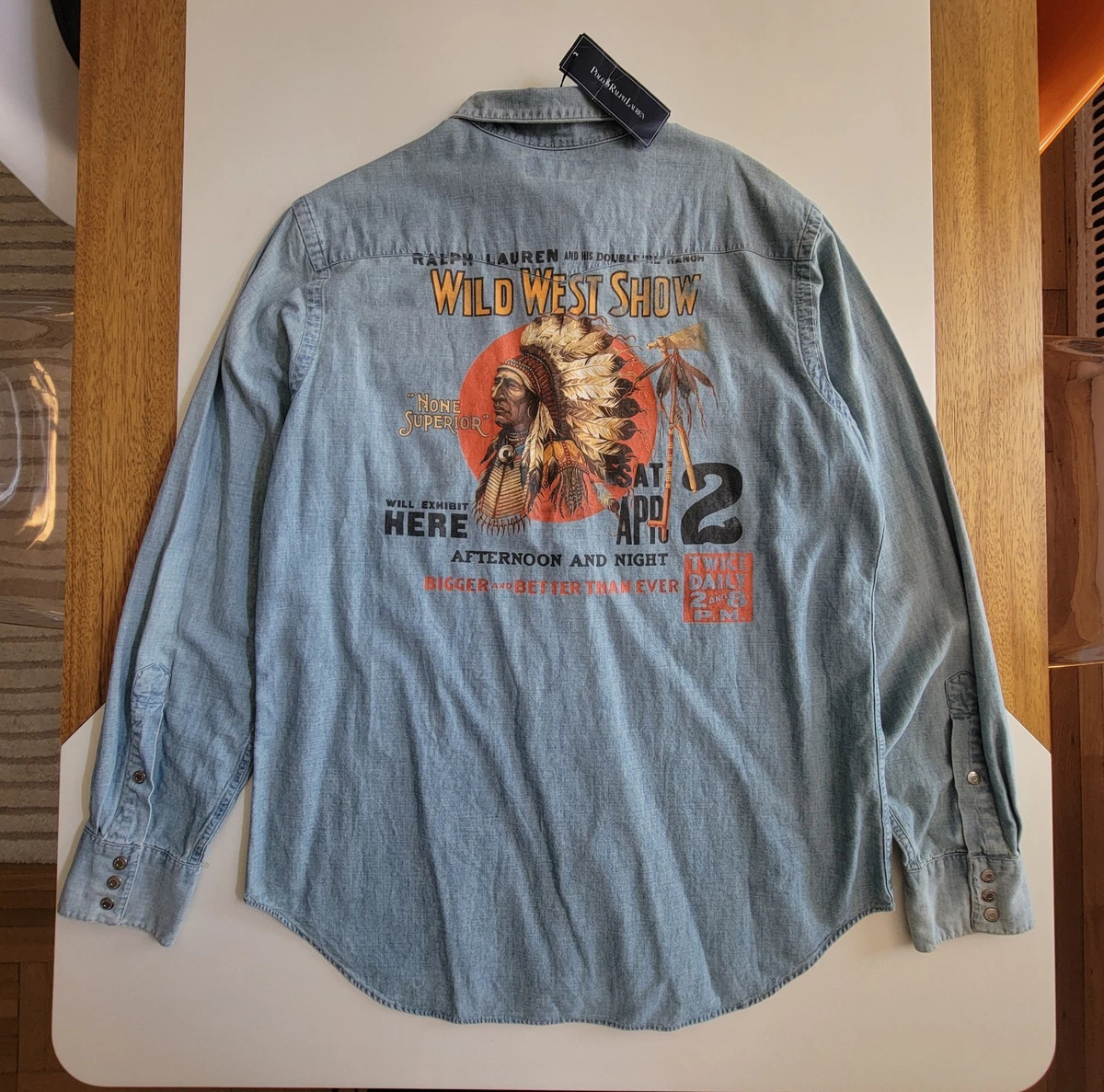 Polo Ralph Lauren Long Sleeve Aztec Casual Button-Down Shirts for