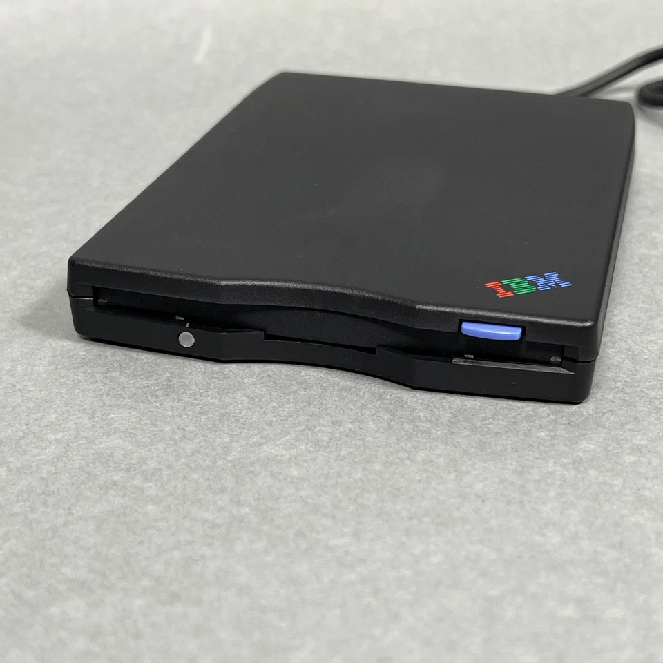 IBM USB Portable Diskette Drive MPF82E External Floppy Drive Works Great - Image 3 of 4