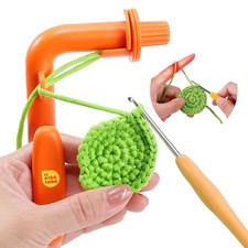 Crochet Holder for Beginners, 3 in 1 Magic Rings Tool to Learn How to Crochet...