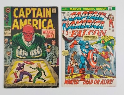 Captain America 103 154 Red Skull First Full Appearance Of Jack Monroe 