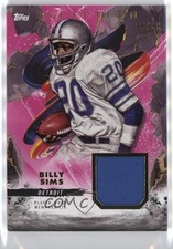2024 Topps Inception Relics Magenta 35/99 Billy Sims #RC-BS i6j
