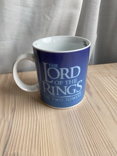 2 x Lord Of The Rings Collectible Mugs Legolas Frodo New Line Cinema 2002 - Picture 15 of 16