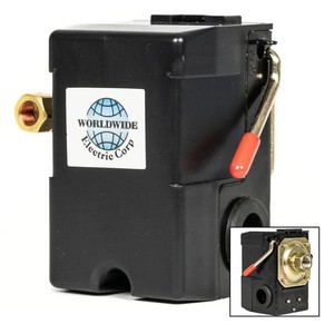 Port unique 95-125 PSI Air Commande de commutateur de pression du compresseur 1/4" NPT 12 Amplificateur