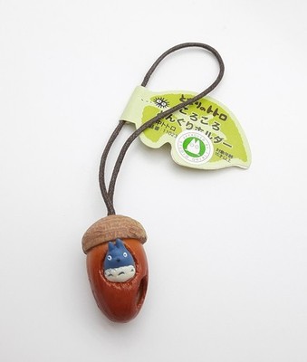 My Neighbor Totoro 1'' acorn bell keychain charm strap figure toy