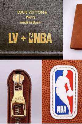 Louis Vuitton NBA Collaboration Brown Zip Wallet Basketball Official