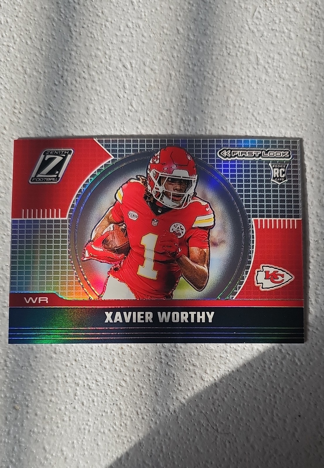 2024 Panini Zenith - First Look Xavier Worthy #7 (RC)