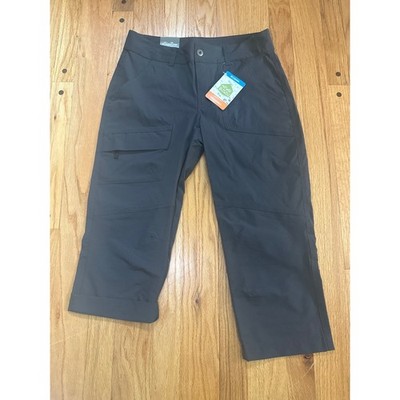 NEW Columbia Omni-Shield Capris women s Sz 6 Active Fit Dark Grey  