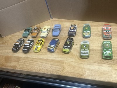 Disney Pixar Cars Diecast Lot of 14 Mattel Piston Cup Racers Woody Officials  