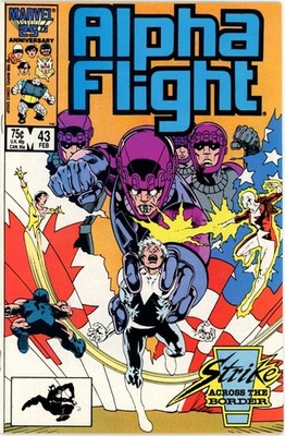 Alpha Flight #43 1987 Marvel Comics VF+ Comic Book Direct Edition