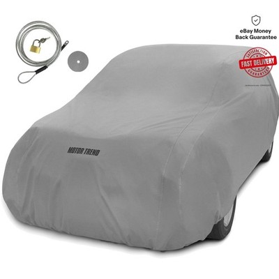 4-Layer Heavy Duty Waterproof Car Cover   Ultimate UV Protection, Fits Up to ...