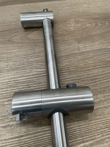 Signature Hardware SHSR7010ZBN Shower Rail with Slide Bar - Brushed Nickel READ* - Picture 12 of 15