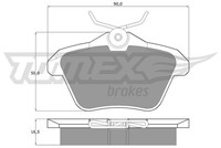 Tomex Brakes Bremsbelagsatz, Scheibenbremse TX 12-68 FüR Alfa Romeo Lancia