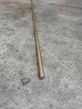 3 Pieces 12 inches 1/4 inch Brass Rods, Sutemribor Brass Solid Round Rod Lathe