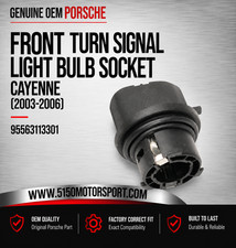 Porsche Cayenne (2003-2006) Front Turn Signal Light Bulb Socket 95563113301