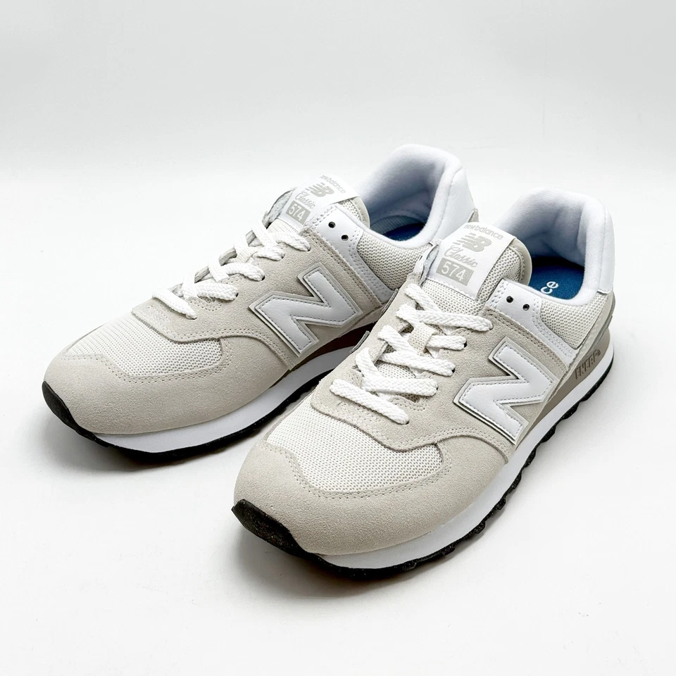 *NUEVO* Hombres New Balance 574 Nimbus Cloud / Blanco (ML574EVW), Talla 8.0 - 13.0 👍 Foto 2 de 4