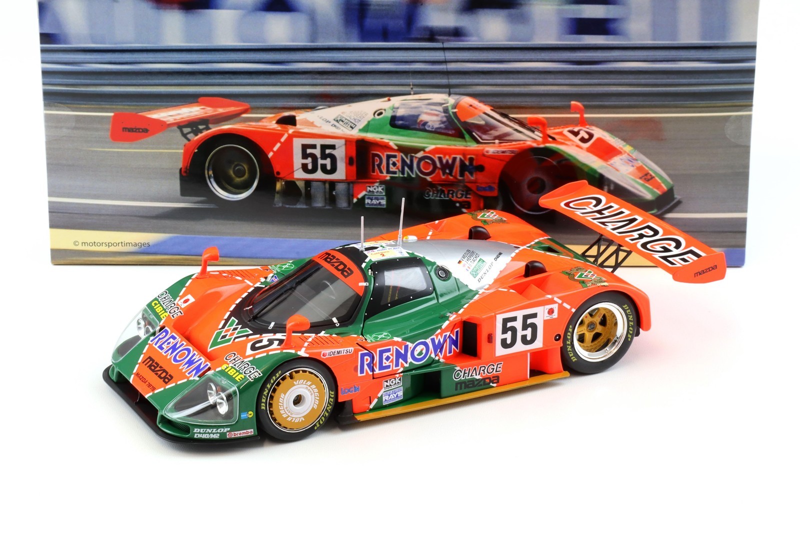 1:18 WERK83 Mazda 787B Winner 24h Le Mans 1991 #55 Walker/Herbert