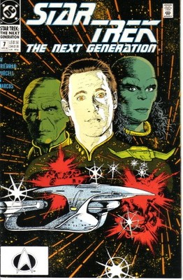 Star Trek: The Next Generation Comic Book #7 DC Comics 1990 VERY HIGH GRADE NEW