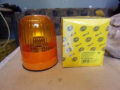 HELLA RUNDUMLEUCHTE BERNSTEIN HALOGEN H1 GLÜHBIRNE TYP 2RL007550021