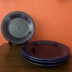 Lot of (4) Fiestaware Cobalt Blue Dinner Plates • 10.5”