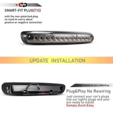 For Silverado GMC 1500 LED 3rd Third Brake Light Cargo Center High Mount Lamp