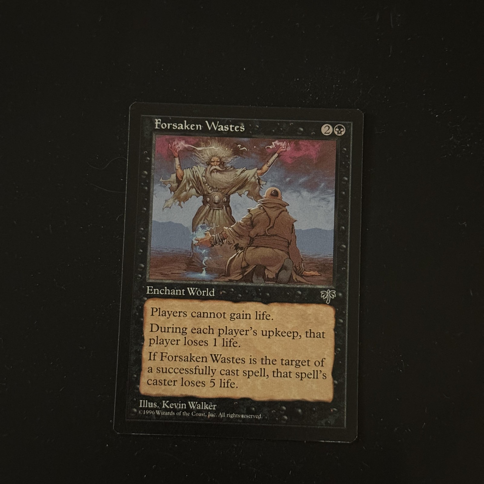 Magic The Gathering Mirage Forsaken Wastes # Lightly played