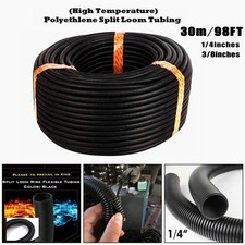30M Outdoor Cable Conduit Ducting Waterproof Flexible Trunking Tube Hose Pipe ~