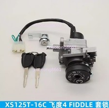 1Set Lock Switch Key Ignition Kit For SYM XS125T-16C Fiddle 4 FIDDLE Scooters
