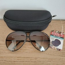 Rare CARRERA PORSCHE Design sunglasses Vintage 5621 Black 130mm with Case