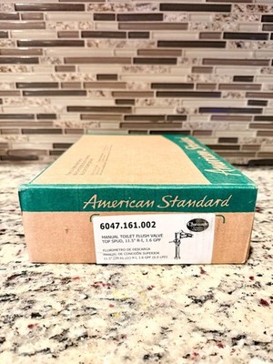 American Standard Chrome Manual Toilet Flush Valve 1.28GPF. 6047-121-002