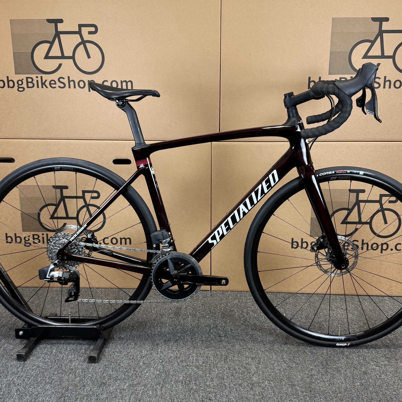 Used Specialized Roubaix Comp Disc, Sram Rival AXS, Carbon Road Bike-2023, 56cm
