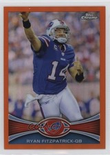2012 Topps Chrome Retail Orange Refractor Ryan Fitzpatrick #139 2hg