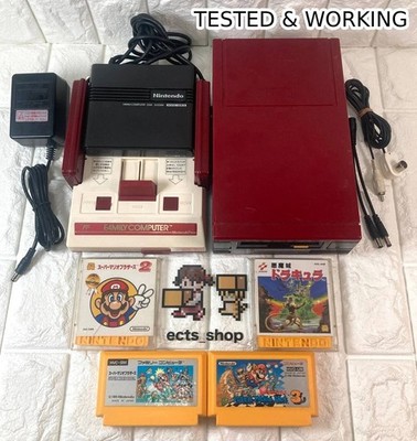 [Castlevania Lost Levels] Famicom Disk system Console  New belt Nintendo Tested