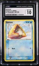 Snorunt 64/106 EX Emerald Pokemon CGC 10 Gem Mint on eBay