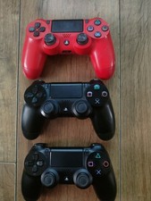 3x Faulty Genuine Official  PS4 PlayStation 4 Controllers Spares Or Repair