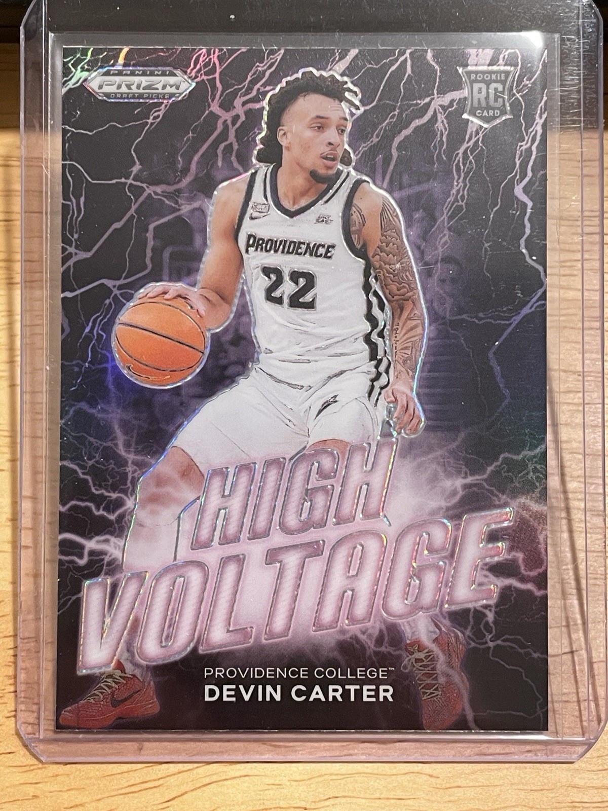 2024 Panini Prizm Draft Picks #6 DEVIN CARTER HIGH VOLTAGE SSP RC Case Hit!
