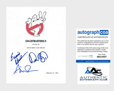 DAN AYKROYD, ERNIE HUDSON, ANNIE POTTS AUTOGRAPH SIGNED GHOSTBUSTERS SCRIPT ACOA