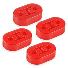Rubber Exhaust Hanger, Muffler Exhaust System, Heavy Insulator 4PCS-Red