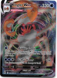 Kingler VMAX 029/172 Brilliant Stars Ultra Rare Holo