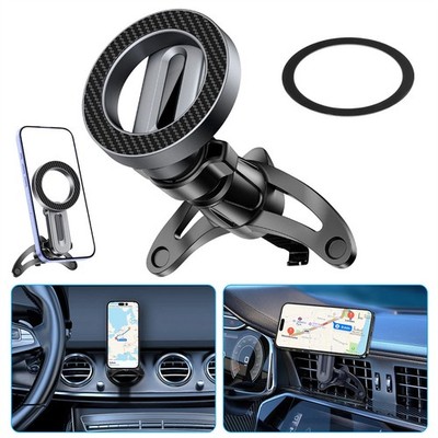 360° Magnetic Car Air Vent Phone Mount Holder For IPhone 16 15 Samsung Android