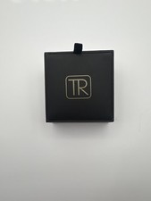 TR Knot Cufflinks Men's Tonal Finish with Presentation Box