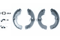 Bremsbackensatz Hinterachse FüR Mazda 626 V Hatchback Station Wagon Premacy Van