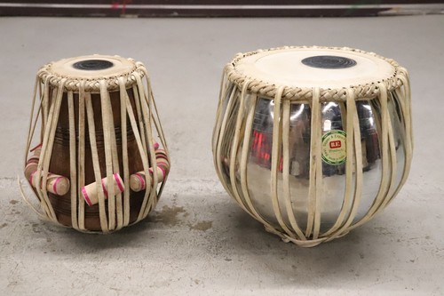 Indian Tabla Drum Set with Bayan and Dayan