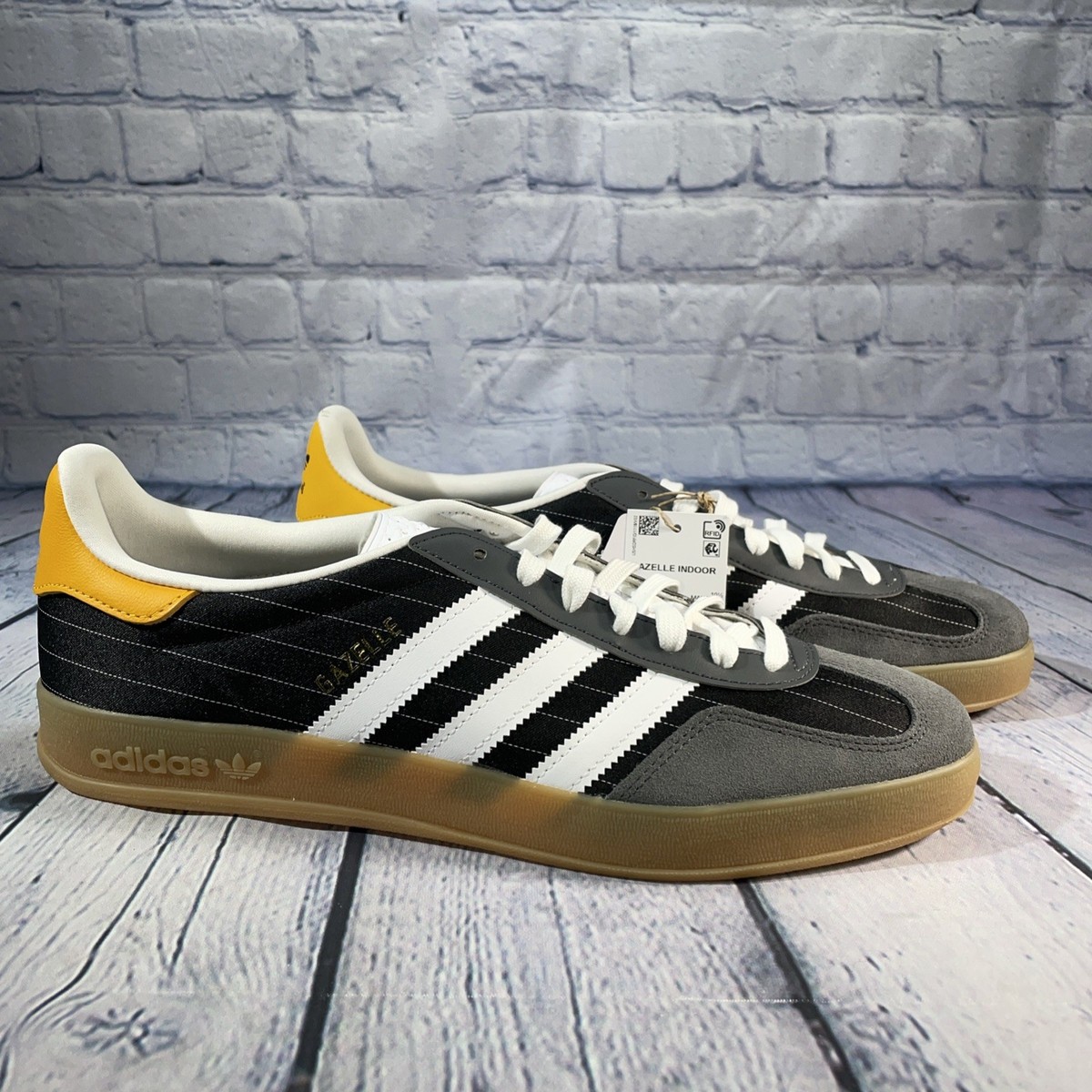 Adidas Originals Gazelle Indoor Shoes Olympic Pack Black  display picture 2