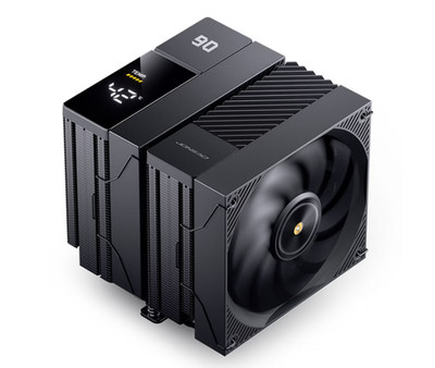 Jonsbo CC90 Black Air Cooler Dual Tower, Dual Fans 6 Heat Pipes, Digital Display
