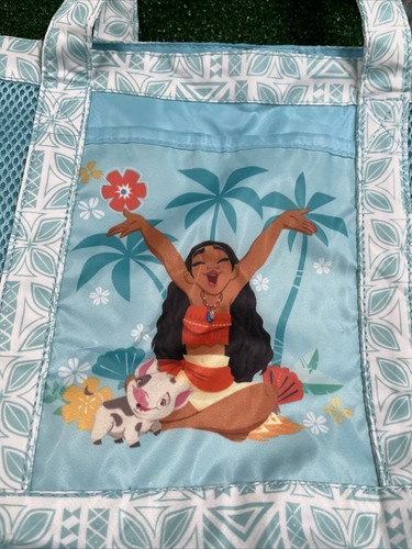 Disney Moana and Pua Swim Bag Tote for Kids Snap Closure on Top Side Pocket - Picture 2 of 9